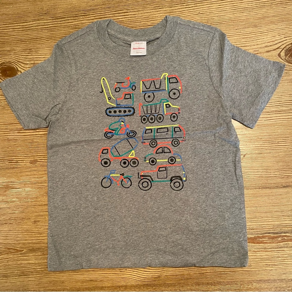 Hanna Andersson Gray and Red Toy Cars & Vehicles